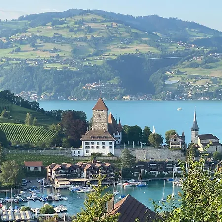 Apartment Herrlicher Blick Auf Berge Und Faulensee